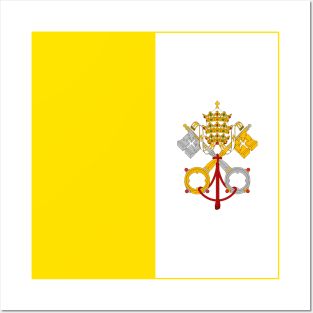 Flag of Vatican Posters and Art